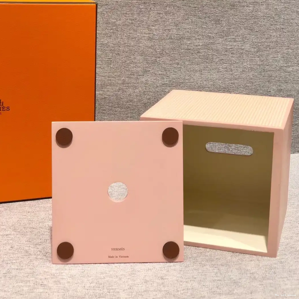SQUARE HERMES KBOX TISSUE BOX 0516